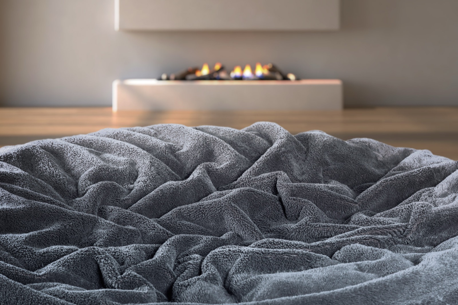 Close-up of Skyblue fabric texture